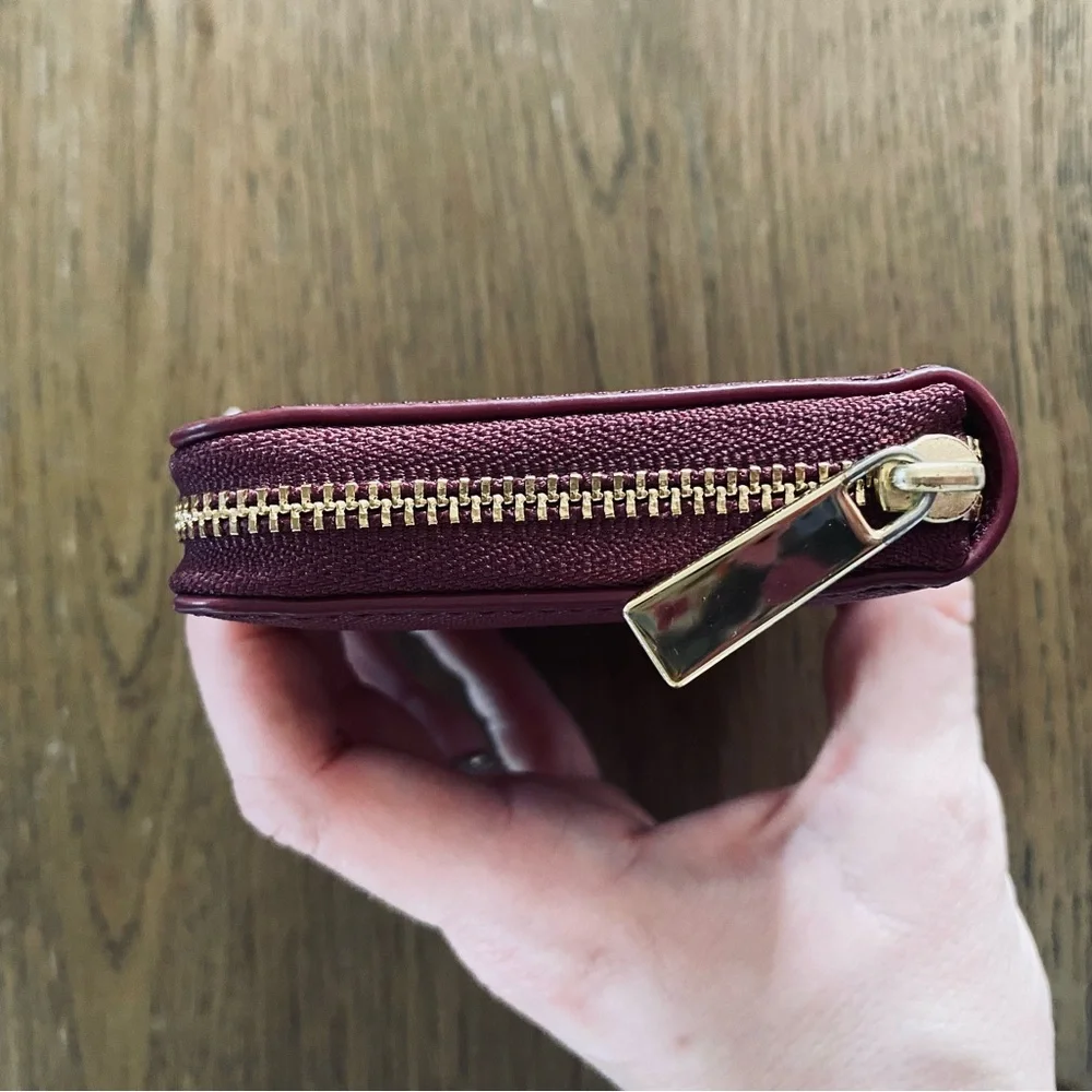 Tory Burch Emerson Zip Coin Case Wallet Leather - Picture 4 of 5